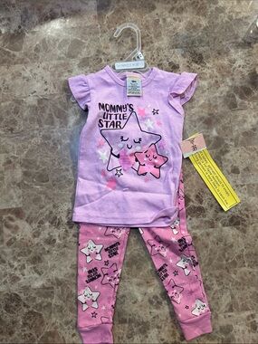 Carter's Purple and Pink 'Mommy's Little Star' Pajama Set